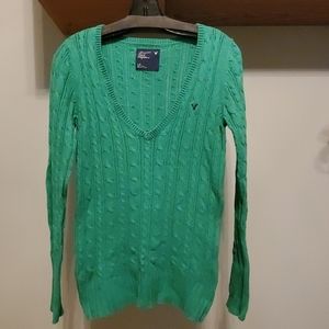 American Eagle cable knit sweater